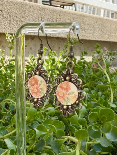 Gerbera Daisy Earrings