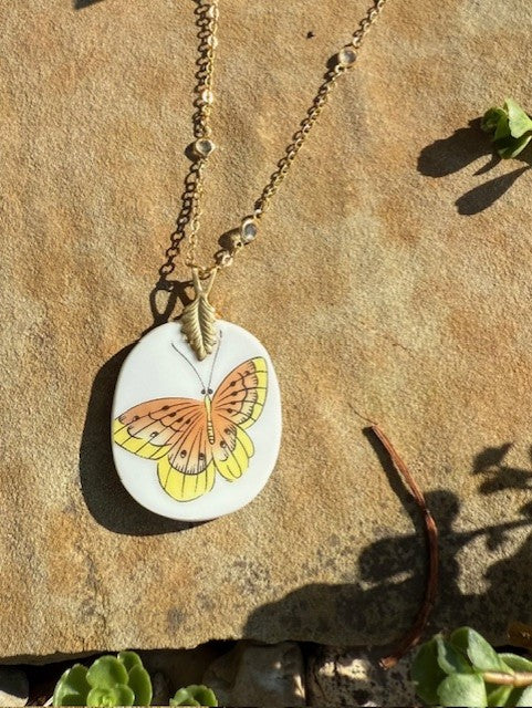 The Fall Butterfly Pendant