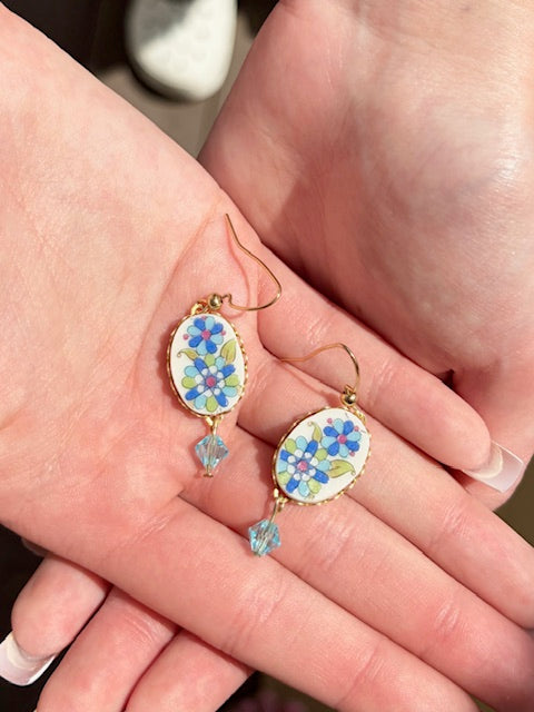 Vintage Floral Earrings