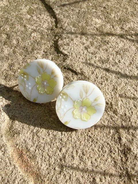Yellow Flower Earrings
