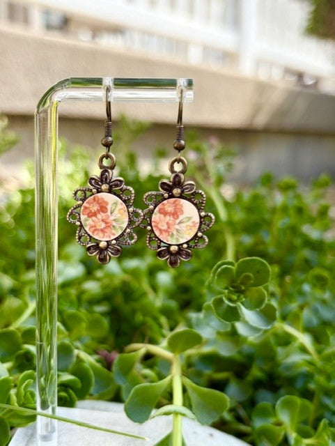 Gerbera Daisy Earrings