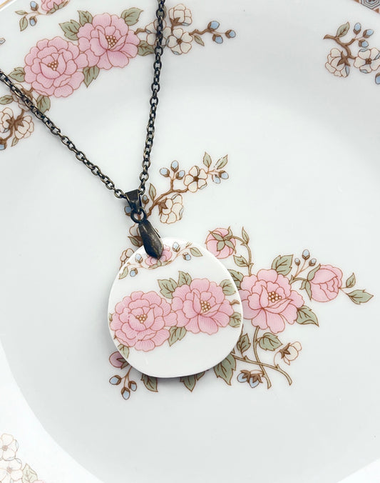 The Pink Floral Mist Pendant
