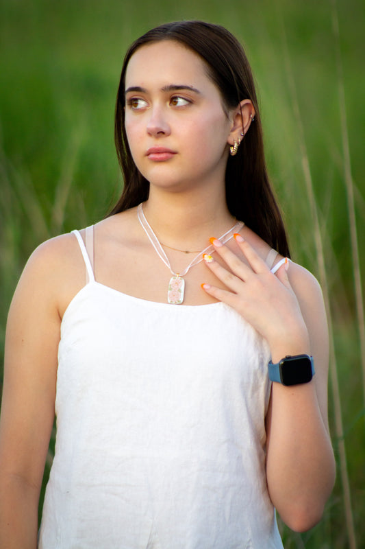 The Pink Rose Pendant