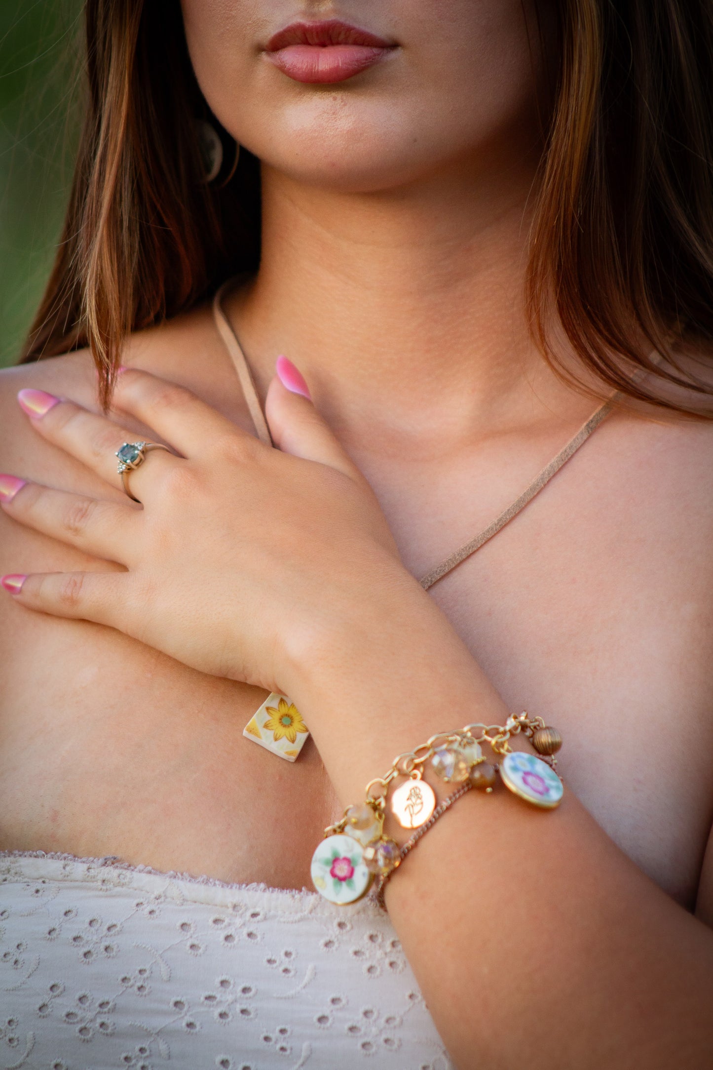 Daisy Chain Charm Bracelet