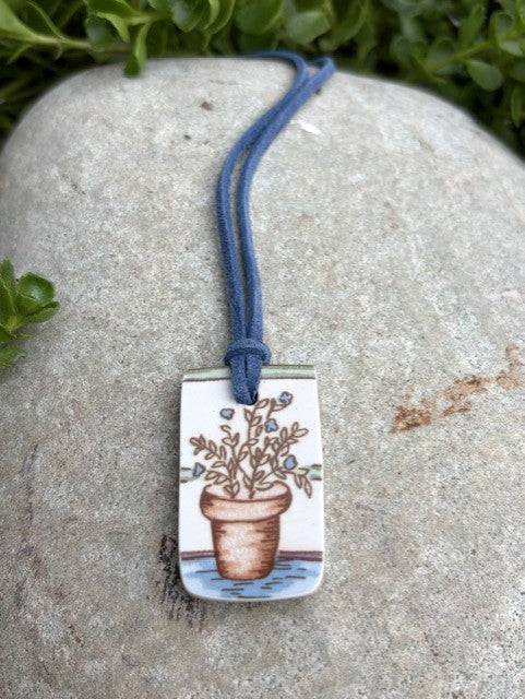 Garden Pot Necklace