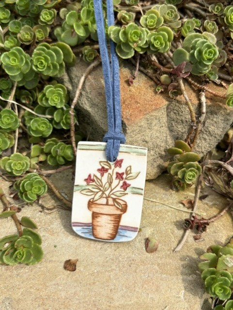 Garden Pot Necklace