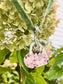 The Hydrangea Heart Necklace